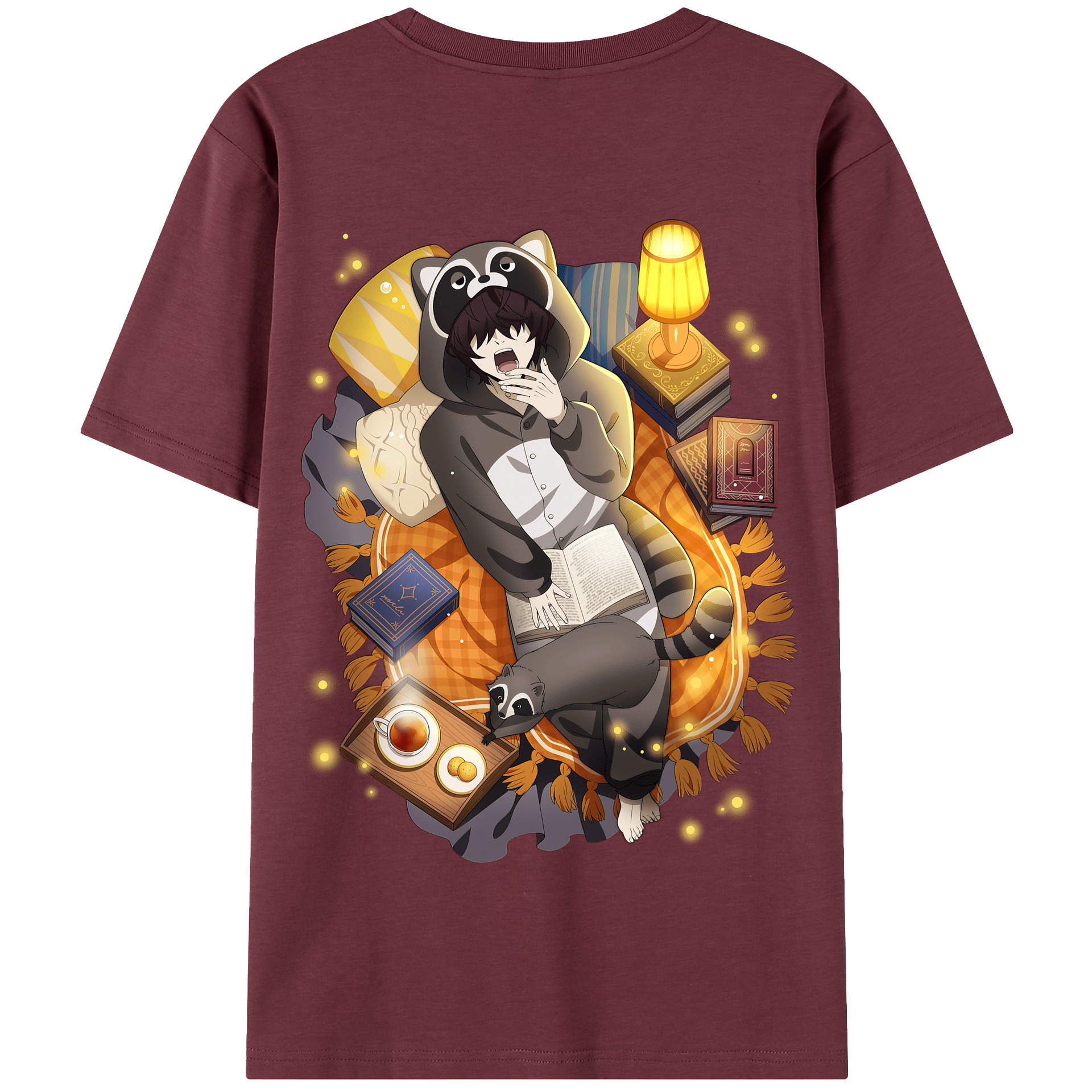 （画像用） 文豪ストレイドッグス Bungo Stray Dogs 綿100％半袖Tシャツ（背面プリント）